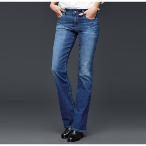 GAP 1969 PERFECT BOOT med wash jeans 30R - Picture 1 of 7